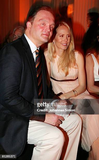 Prince Alexander zu Schaumburg-Lippe and his wife Nadja Anna zu Schaumburg-Lippe attend the Prix Veuve Clicquot for Entrepreneur of the Year 2008...