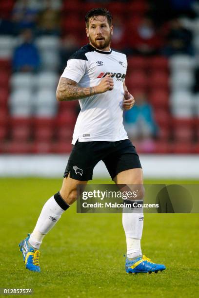 Jacob Butterfield of Derby County during the pre-season friendly between Kidderminster Harriers and Derby County at Aggborough Stadium on July 11,...