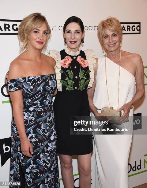 Abby Elliot, Jill Kargman and Joanna Cassidy attend The Cinema Society Hosts The Season 3 Premiere Of Bravo's "Odd Mom Out" at the Whitby Hotel on...