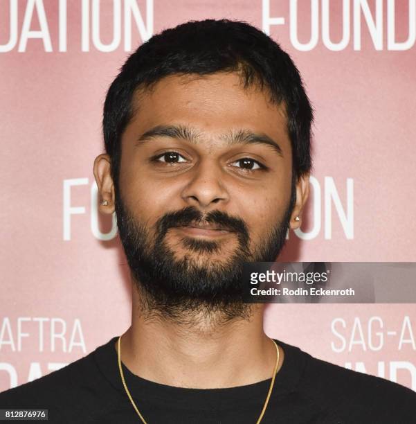 Actor Siddharth Dhananjay attends SAG-AFTRA Foundation's Conversations with "Patti Cake$" at SAG-AFTRA Foundation Screening Room on July 11, 2017 in...