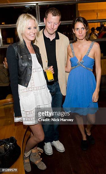 Sophia Hesketh, Nat Rothschild and Marina Hanbury attend the launch of Cavalli Selection, the first ever wine from Casa Cavalli May 29, 2008 at 17...