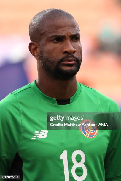 Patrick Pemberton of Costa Rica looks on during the 2017 CONCACAF Gold Cup Group A match between Costa Rica and Canada at BBVA Compass Stadium on...