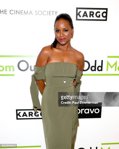 Krystal Joy Brown attends The Cinema Society and Kargo host the season 3 premiere of Bravo's "Odd Mom Out" at the Whitby Hotel on July 11, 2017 in...