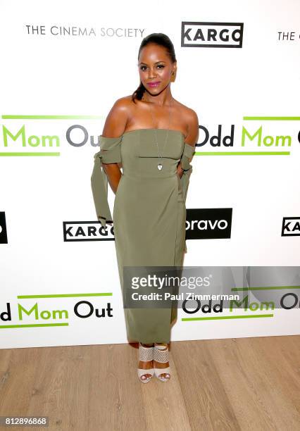 Krystal Joy Brown attends The Cinema Society and Kargo host the season 3 premiere of Bravo's "Odd Mom Out" at the Whitby Hotel on July 11, 2017 in...
