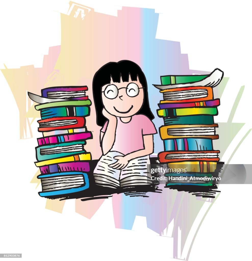 Ilustrador De Niña Leyendo Un Libro Estilo De Dibujos Animados Ilustración de stock - Getty Images Ilustrador De Niña Leyendo Un Libro Estilo De Dibujos Animados Ilustración de stock - Getty Images