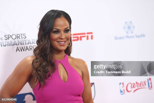 Laila Ali attends the 3rd Annual Sports Humanitarian Of The Year Awards at The Novo by Microsoft on July 11, 2017 in Los Angeles, California.