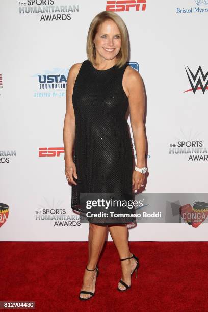 Katie Couric attends the 3rd Annual Sports Humanitarian Of The Year Awards at The Novo by Microsoft on July 11, 2017 in Los Angeles, California.