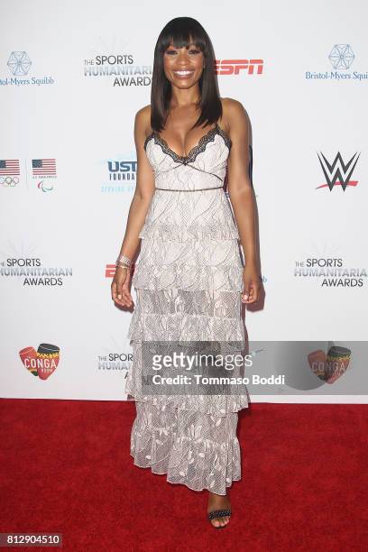 Cari Champion attends the 3rd Annual Sports Humanitarian Of The Year Awards at The Novo by Microsoft on July 11, 2017 in Los Angeles, California.