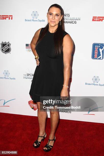 Stephanie McMahon attends the 3rd Annual Sports Humanitarian Of The Year Awards at The Novo by Microsoft on July 11, 2017 in Los Angeles, California.