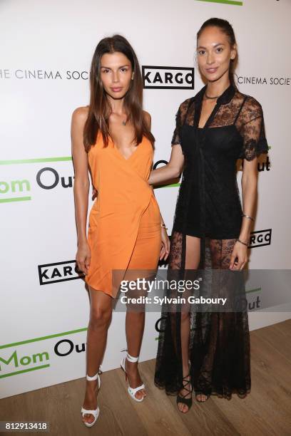 Alejandra Cata and Lisa Jackson attend The Cinema Society & Kargo host the Season 3 Premiere of Bravo's "Odd Mom Out" on July 11, 2017 in New York...