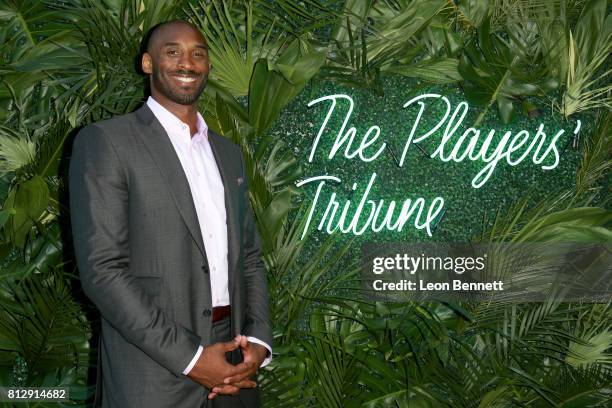 Player Kobe Bryant attends The Players' Tribune Hosts Players' Night Out 2017 at The Beverly Hills Hotel on July 11, 2017 in Beverly Hills,...