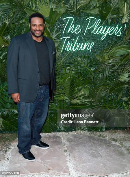 Player Jerome Bettis attends The Players' Tribune Hosts Players' Night Out 2017 at The Beverly Hills Hotel on July 11, 2017 in Beverly Hills,...