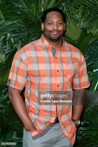 Former NBA player Robert Horry attends The Players' Tribune Hosts Players' Night Out 2017 at The Beverly Hills Hotel on July 11, 2017 in Beverly...