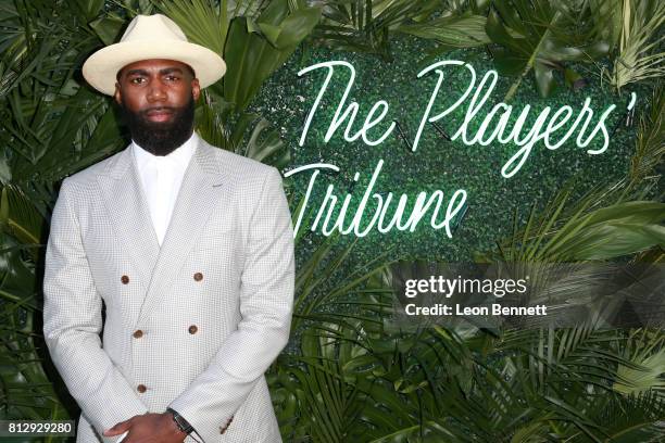 Player Malcolm Jenkins attends The Players' Tribune Hosts Players' Night Out 2017 at The Beverly Hills Hotel on July 11, 2017 in Beverly Hills,...