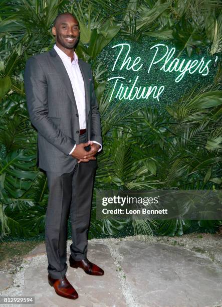 Player Kobe Bryant attends The Players' Tribune Hosts Players' Night Out 2017 at The Beverly Hills Hotel on July 11, 2017 in Beverly Hills,...