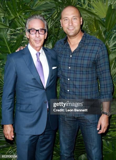 General Manager of the Beverly Hills Hotel Edward Mady and NBA player Derek Jeter attend The Players' Tribune Hosts Players' Night Out 2017 at The...