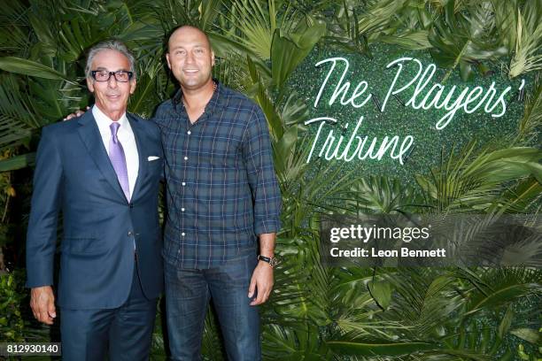 General Manager of the Beverly Hills Hotel Edward Mady and NBA player Derek Jeter attend The Players' Tribune Hosts Players' Night Out 2017 at The...