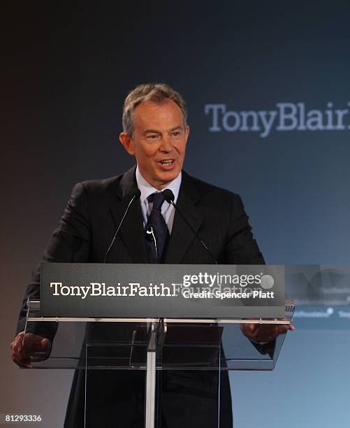 Tony Blair Faith Foundation Launch Photos and Premium High Res Pictures