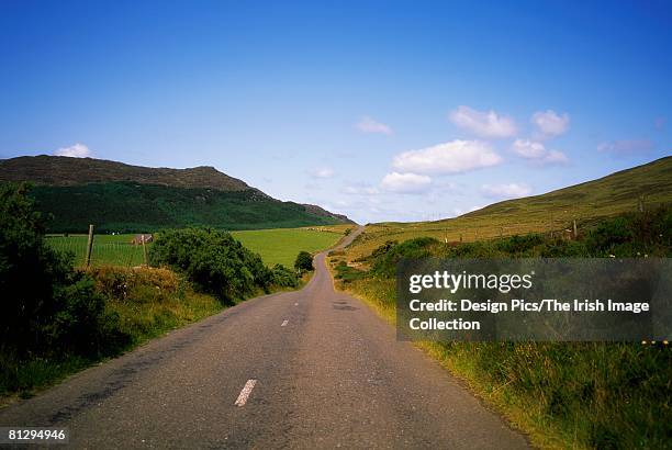 rural roads, cooley peninsula, co louth, ireland - cooley mountains stock pictures, royalty-free photos & images