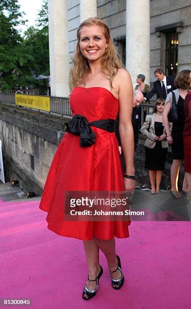 German actress Jessica Boehrs attends the Joy Trend award 2008 at Haus der Kunst on May 30, 2008 in Munich, Germany.