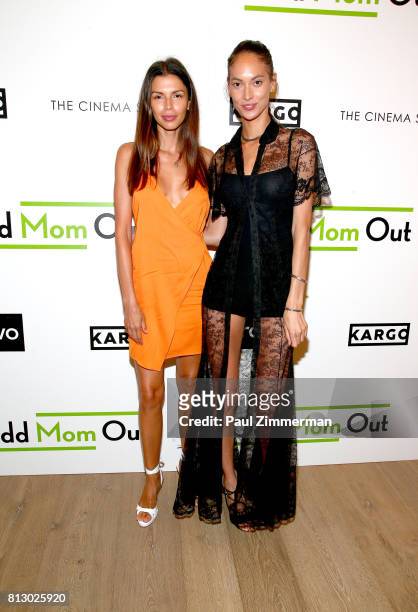 Alejandra Cata and Lisa Jackson attend The Cinema Society & Kargo Host The Season 3 Premiere Of Bravo's "Odd Mom Out" at the Whitby Hotel on July 11,...