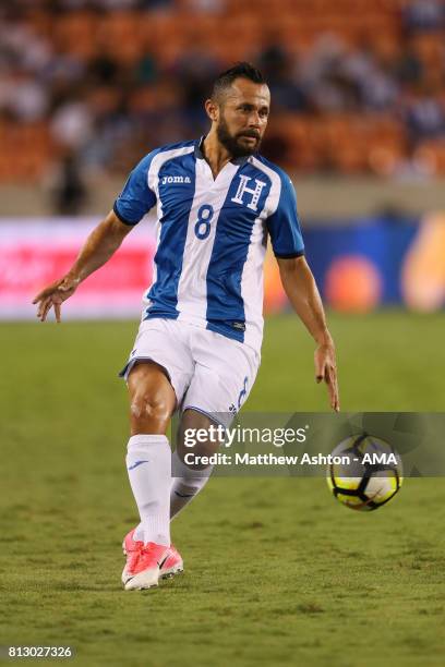 Alfredo Mejíaa of Honduras during the 2017 CONCACAF Gold Cup Group A match between Honduras and French Guiana at BBVA Compass Stadium on July 11,...