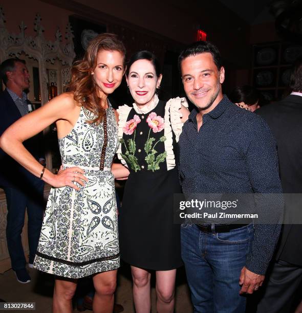 Alysia Reiner, Jill Kargman, David Alan Basche attend The Cinema Society & Kargo Host The Season 3 Premiere Of Bravo's "Odd Mom Out" - After Party at...