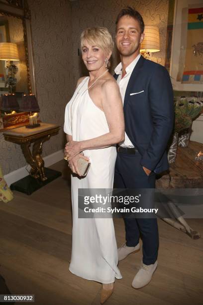 Joanna Cassidy and Sean Kleier attend The Cinema Society & Kargo host the after party for the Season 3 Premiere of Bravo's "Odd Mom Out" on July 11,...