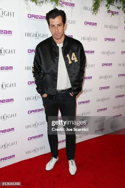 Mark Ronson arrives at the Grand Opening of The Highlight Room at DREAM Hollywood on July 11, 2017 in Hollywood, California.