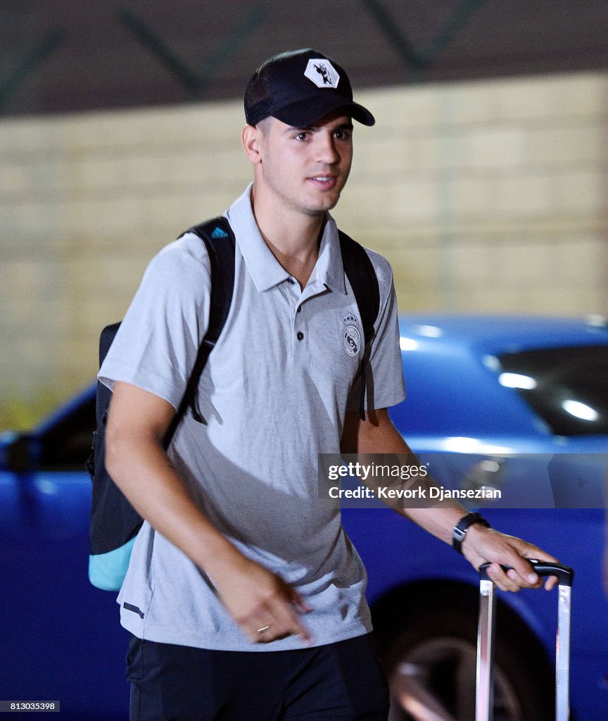 Real Madrid Arrives to Los Angeles