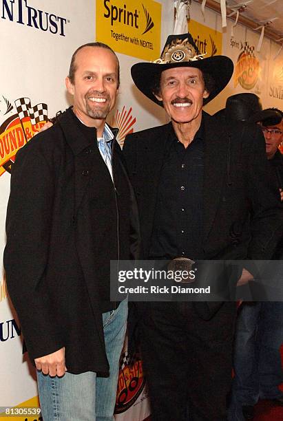 Kyle Petty and Richard Petty