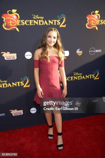 Kayla Maisonet attends the Premiere Of Disney Channel's "Descendants 2" at The Cinerama Dome on July 11, 2017 in Los Angeles, California.