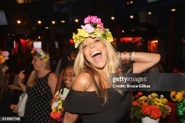 Wendy Williams poses at a celebration for her Hunter Foundation Charity that helps fund programs for families and youth communities in need of help...