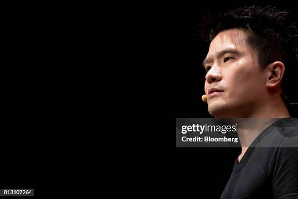 Min-Liang Tan, co-founder and chief executive officer of Razer Inc., speaks during the Rise conference in Hong Kong, China, on Wednesday, July 12,...