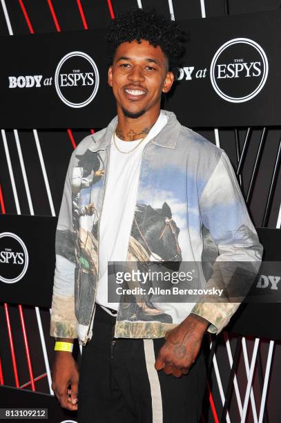 Player Nick Young attends BODY At The ESPYS Pre-Party at Avalon Hollywood on July 11, 2017 in Los Angeles, California.