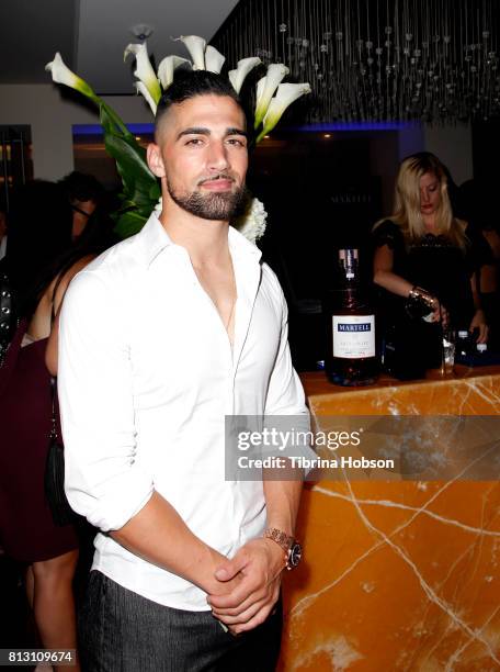 Sebastian Lletget attends the Talent Resources Sports Party hosted by Martell Cognac at Playboy Headquarters on July 11, 2017 in Los Angeles,...