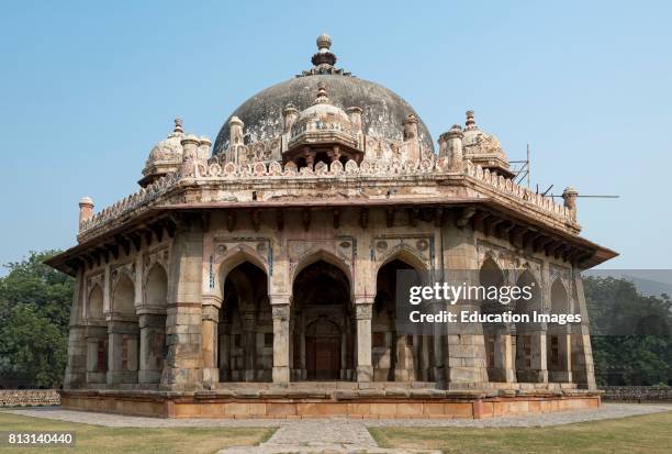 Isa Khan's Garden Tomb, Humayun's Tomb, New Delhi, India.