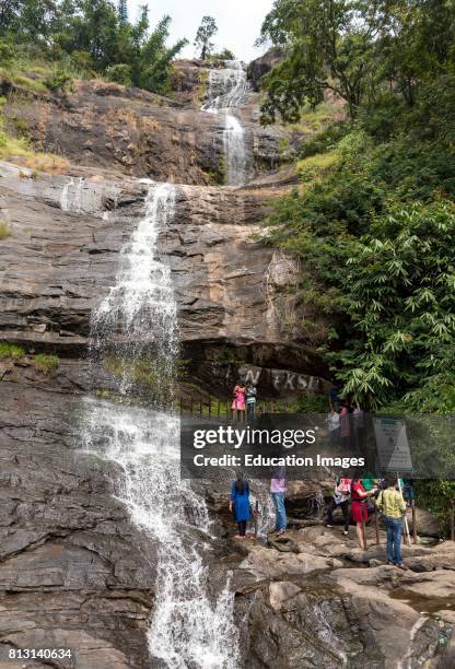 Cheeyappara Waterfall, Munnar, Kerala, India.