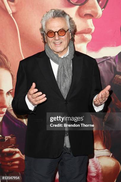 George Miller arrives ahead of the Baby Driver Australian Premiere at Event Cinemas George Street on July 12, 2017 in Sydney, Australia.