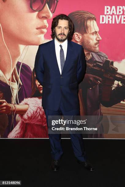 Edgar Wright arrives ahead of the Baby Driver Australian Premiere at Event Cinemas George Street on July 12, 2017 in Sydney, Australia.