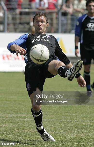 Sead Mehic of Frankfurt during the 3. Bundesliga match between SSV Jahn Regensburg and FSV Frankfurt at the Jahn stadium on May 31, 2008 in...