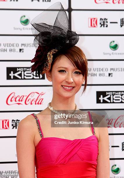 Leah Dizon attends the MTV Video Music Awards Japan 2008 at Saitama Super Arena on May 31, 2008 in Saitama, Japan.
