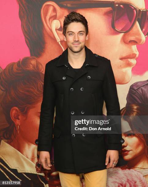 Lincoln Younes arrives ahead of the Baby Driver Australian Premiere at Event Cinemas George Street on July 12, 2017 in Sydney, Australia.