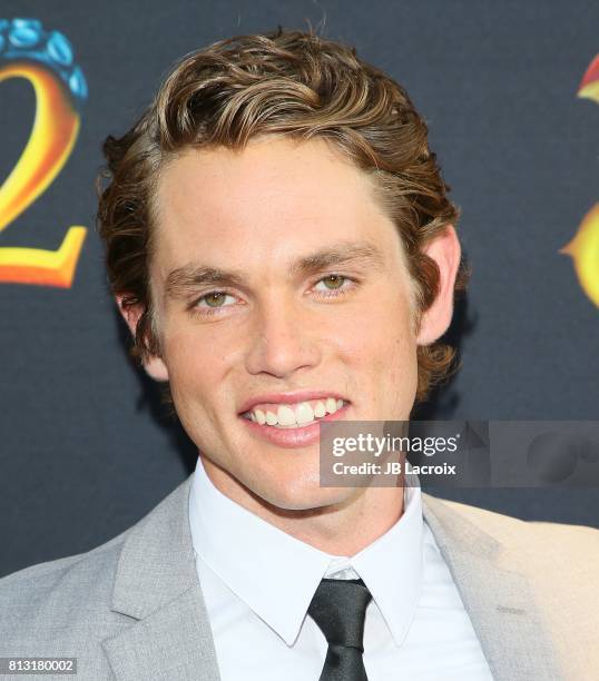 Jedidiah Goodacre attends the premiere of Disney Channel's 'Descendants 2' on July 11, 2017 in Los Angeles, California.