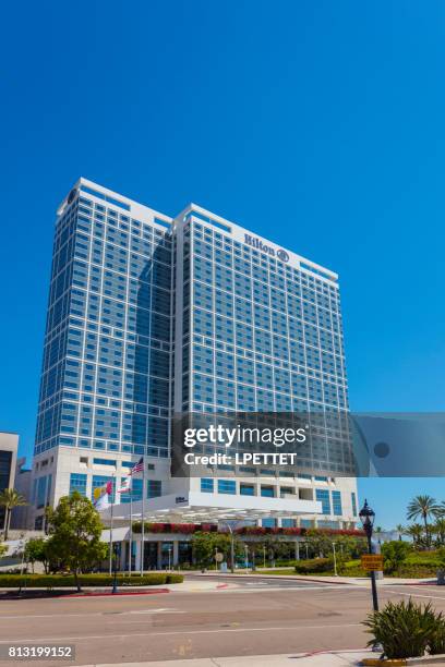 san diego bay front hilton - hilton americas hotel stock pictures, royalty-free photos & images