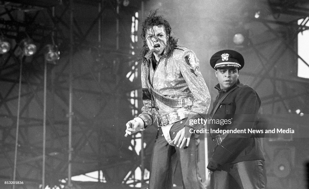 Michael Jackson at Lansdowne Road, Dublin