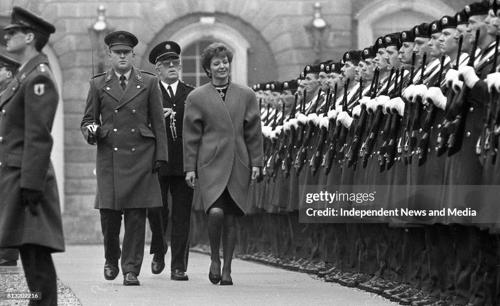 President Mary Robinson at Dublin Castle