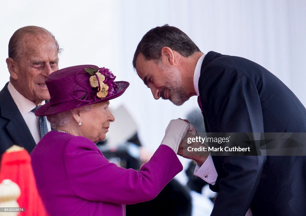 State Visit Of The King And Queen Of Spain - Day 1
