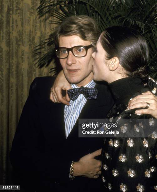 Yves St. Laurent and Maria Schiano