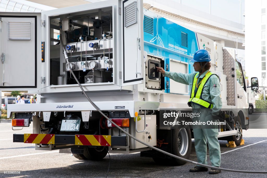 Media Tour Of Low-Carbon Hydrogen Supply Chain Demonstration Project